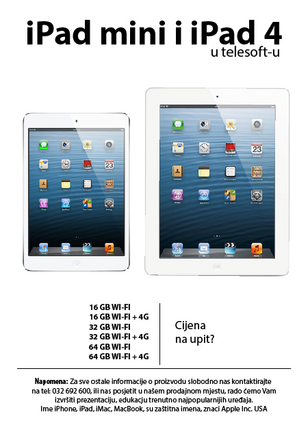 TELESOFT computers d.o.o. - APPLE IPAD - IPAD 16GB WI-FI MODEL
