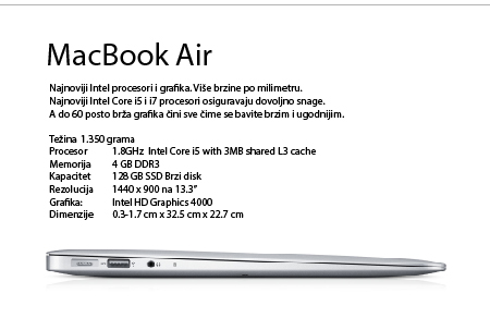 TELESOFT computers d.o.o. - MacBook Air