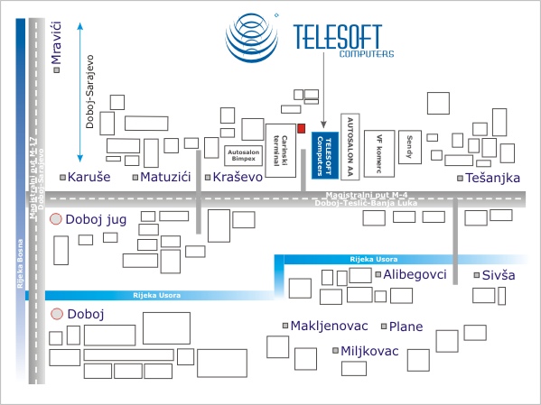 Mapa kako do�i do nas!