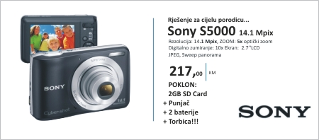 TELESOFT computers - SONY FOTOAPARAT - AKCIJA